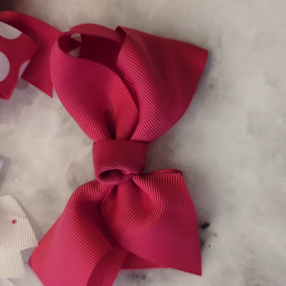 Pink and white bow bundle (3) - Picture 3 of 4